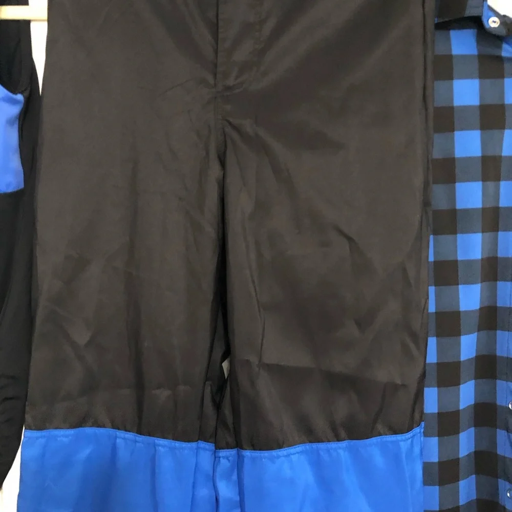 Weissman Dance‎ costume three piece check shirt hip hop pants jazz large child.